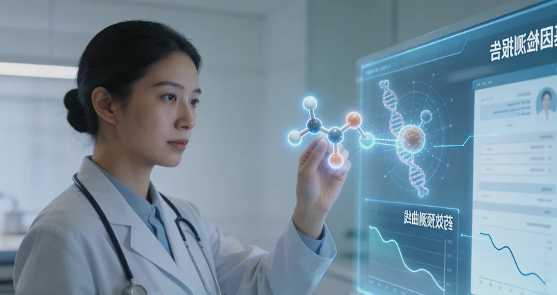 甘孜医生与患者讨论肠癌基因检测