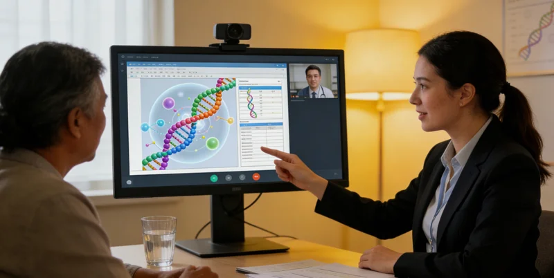 翁旗医院遗传咨询门诊场景