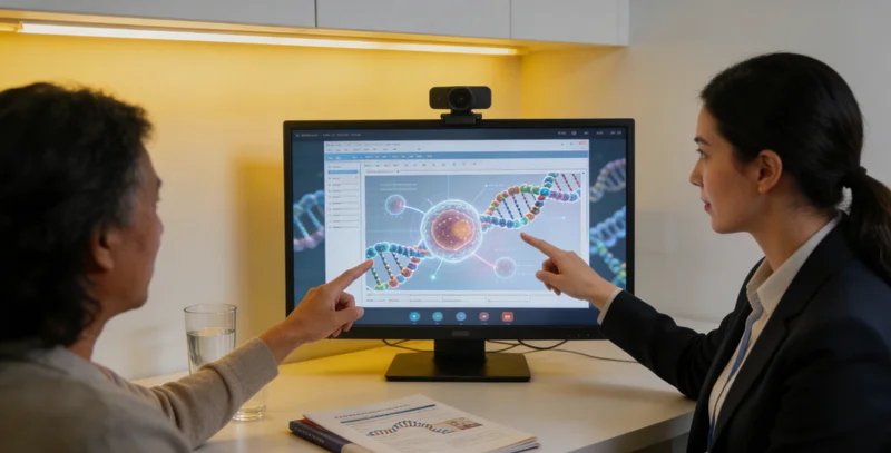 泸水居民与专业人士沟通基因检测