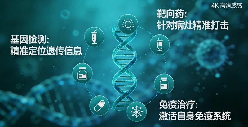 麻城肺癌患者靶向治疗示意图