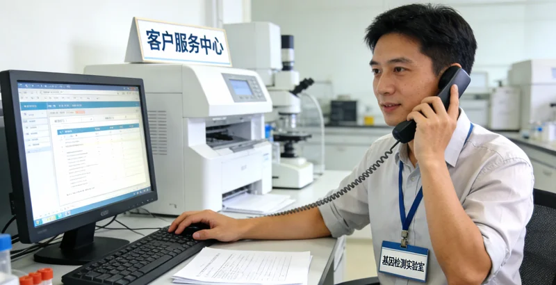 阿克苏地区基因检测标准流程示意