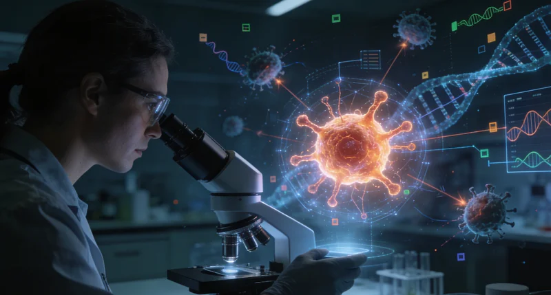 白血病靶向治疗原理示意图展示药