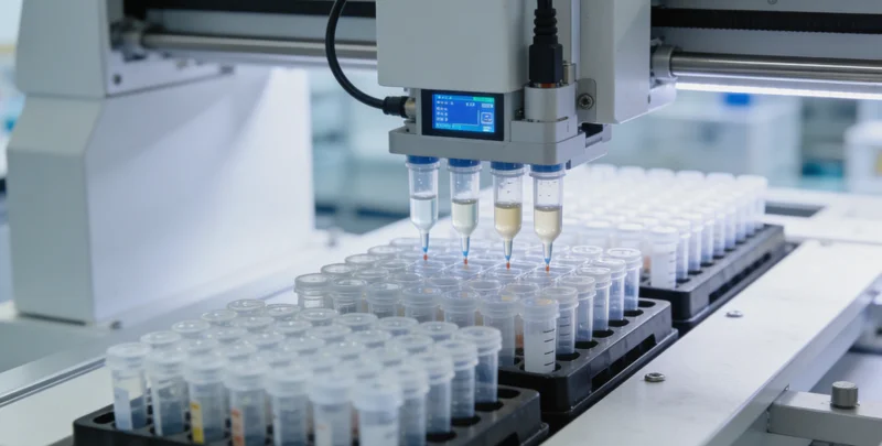 结肠镜下发现并切除肠道息肉示意