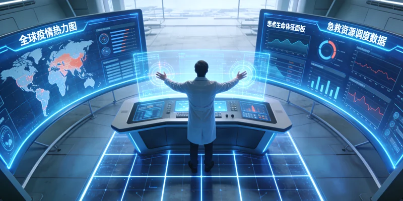 广安合作基因检测实验室内部工作