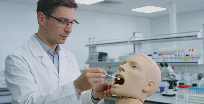 凭祥基因检测采样过程示意图