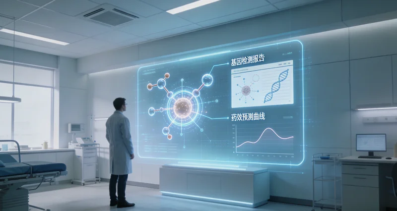 翁旗医院病理科医生查看组织蜡块