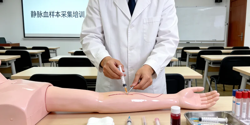 营口医院基因检测采样抽血过程