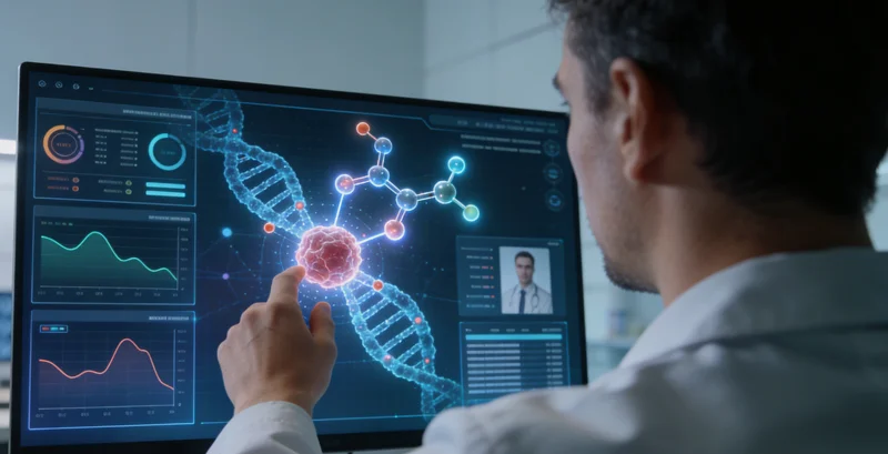 当阳患者与医生讨论基因检测报告