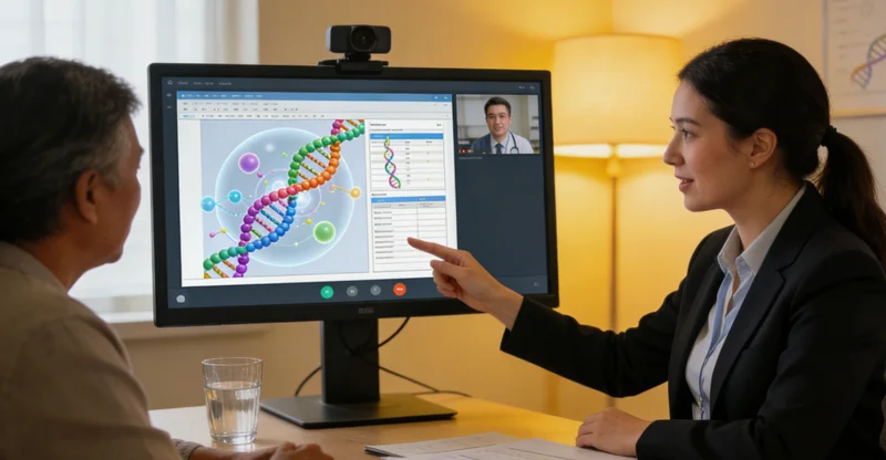 东港家庭接受遗传咨询师解读检测