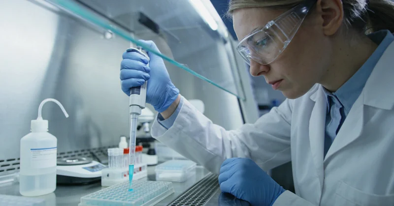 阳春基因检测实验室内部科学仪器