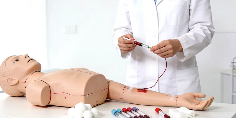 肇东护士进行基因检测静脉采血