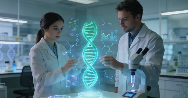 库伦医院医生与患者讨论基因检测