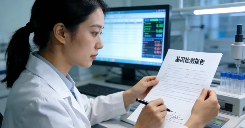 大理居民查看CDH1基因检测报