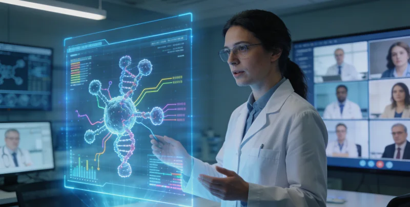 台州医院医生为患者解读检测报告