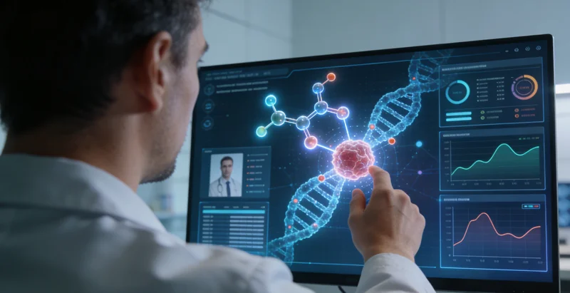 舞钢医生与患者讨论基因检测报告