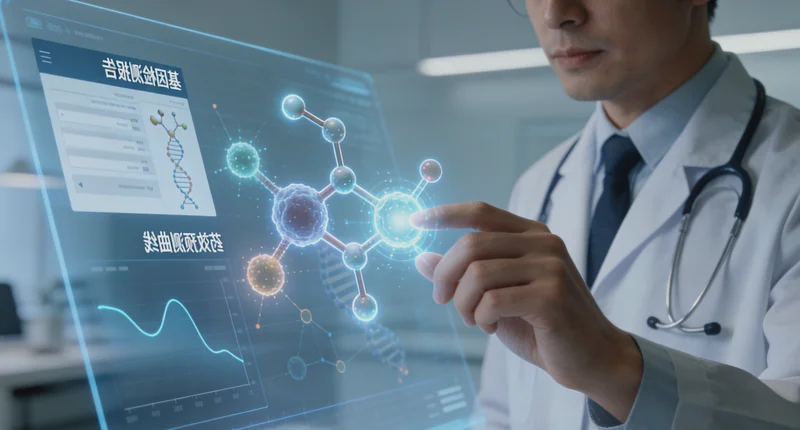 白银护士为患者采集耳聋基因检测