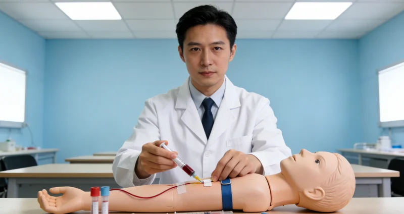 延吉医院基因检测采样抽血过程