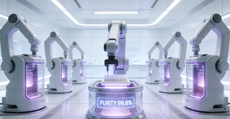 盖州医学实验室进行基因测序分析