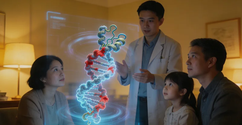 瓦房店专业医生为居民进行基因检