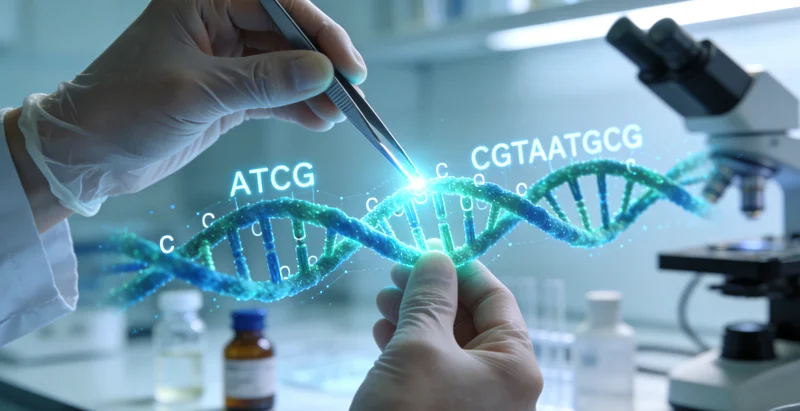 韶山基因检测实验室专业人员处理