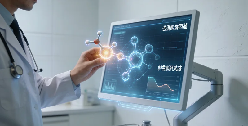 横州家庭共同查看医学检测报告并