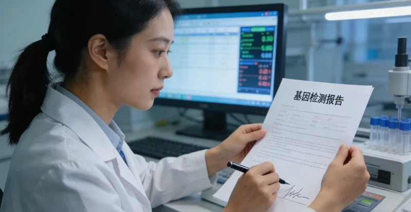 建瓯女性查看BRCA基因检测报