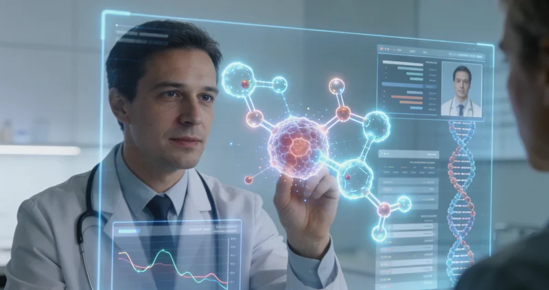 淮南结直肠癌患者与医生共同查看