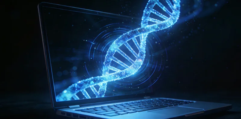 代表CHD基因检测技术的DNA
