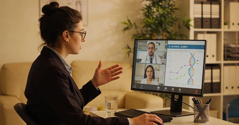 海林遗传咨询师为客户解读基因检