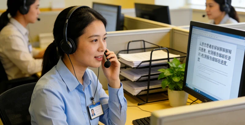 阿左旗医生为患者解读基因检测报