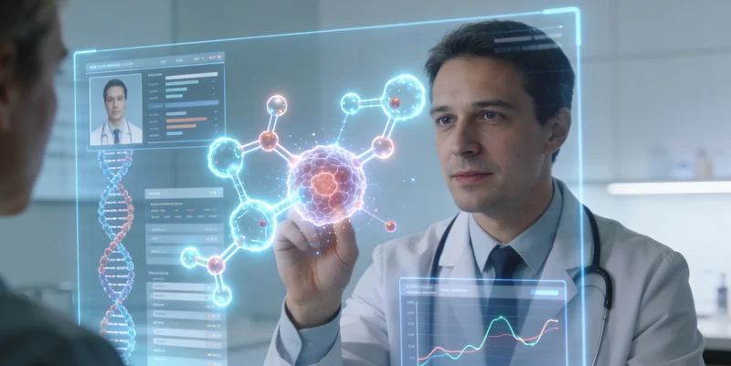 鄂伦春家庭与医生共同查看遗传检