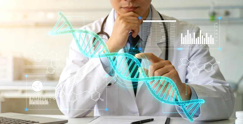 北京医院医生与患者讲解基因检测