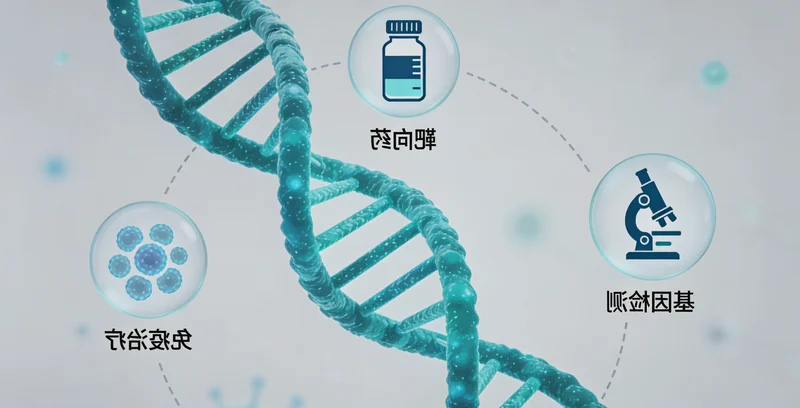 什邡肿瘤精准医疗与靶向治疗示意