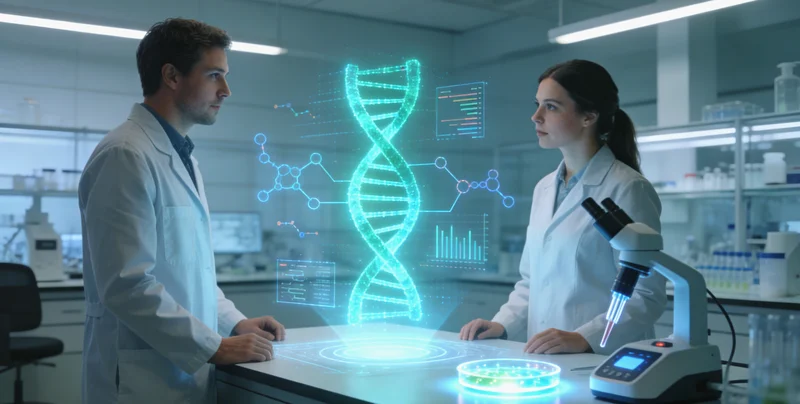 郑州现代化基因检测实验室内部工