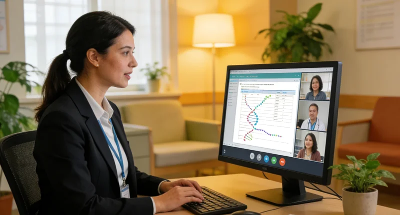 益阳医生解读基因检测报告场景