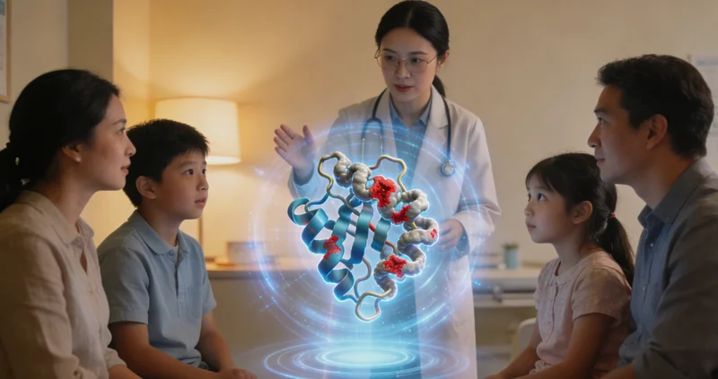 朔州女性进行遗传咨询场景