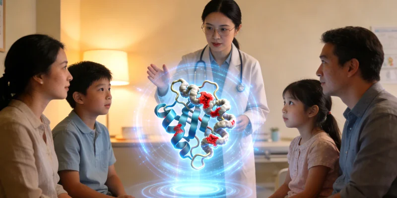 孟州遗传咨询师与女性咨询者亲切