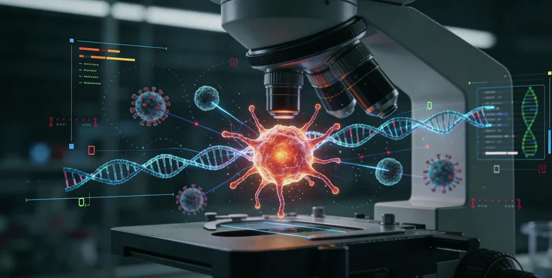 当阳肺癌患者查看基因检测报告示