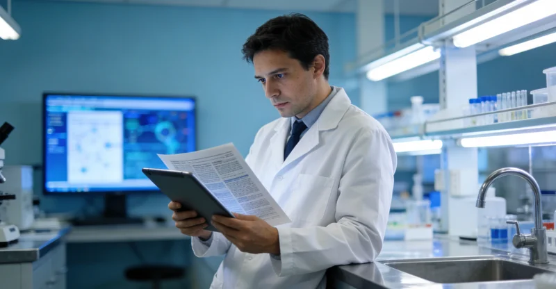 玉林基因检测实验室内部工作场景