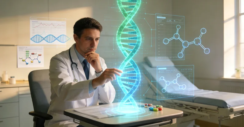 扎赉遗传咨询门诊医生与咨询者面