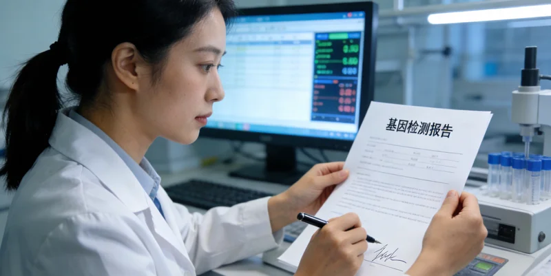 嫩江基因检测报告解读示意图
