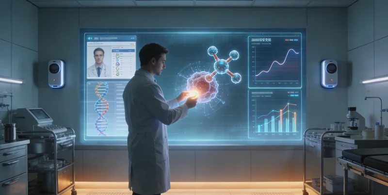 华蓥医生与患者讲解基因检测结果