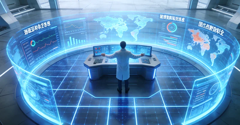 乌海家庭共同查看健康检测报告