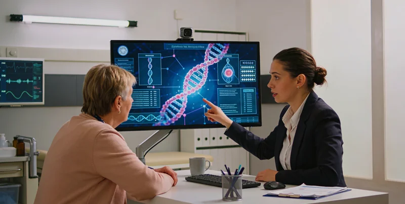 琼海遗传咨询门诊医生与家长沟通