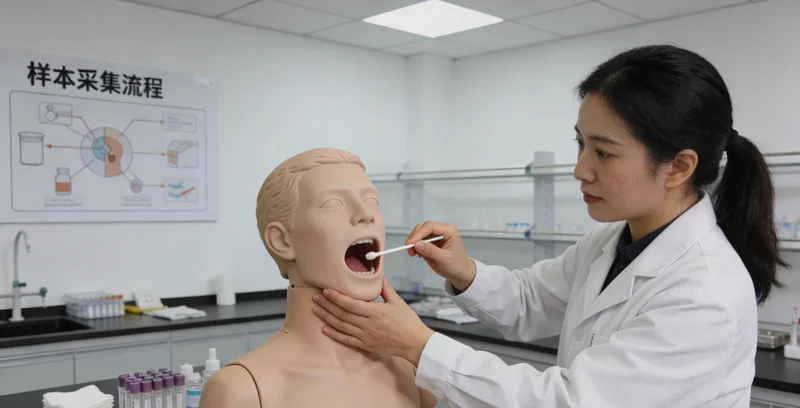 信宜基因检测无痛采样过程示意