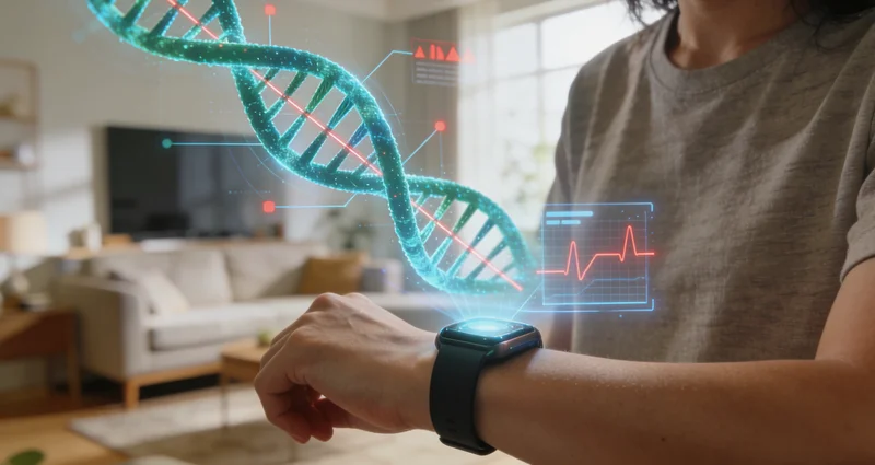 阿尔山居民在医院进行肿瘤基因筛