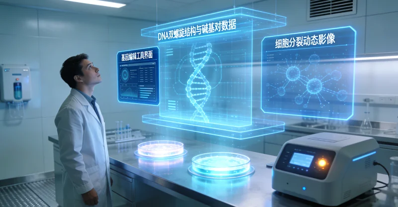 玉门医院医生与患者讨论基因检测