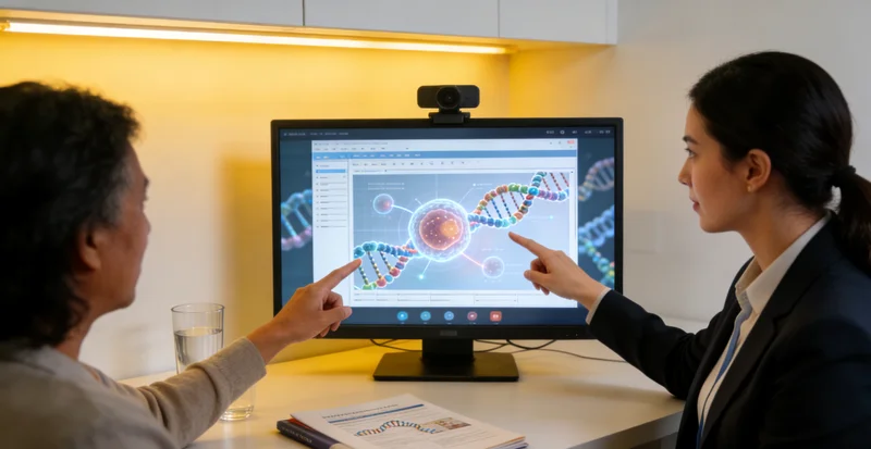 抚顺家庭讨论基因检测报告与健康