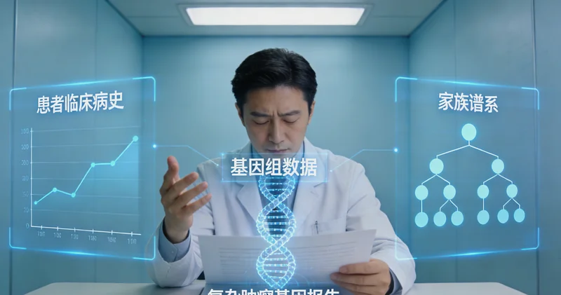 五家渠市民与医生进行遗传咨询沟