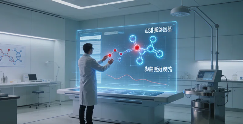 淮南医生为患者进行基因检测报告